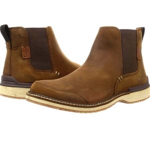 Keen Men's Pull On Eastin Chelsea Boot Brown Slip On Leather Water Resistant 9.5